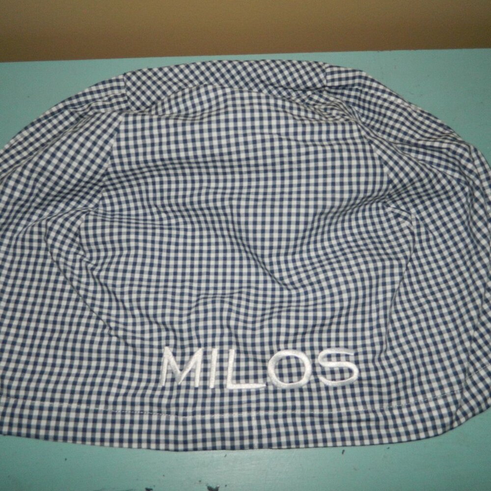 Pottery Barn Kids Gingham Easter Baster Liner "MILOS" Sz L (OO-5)